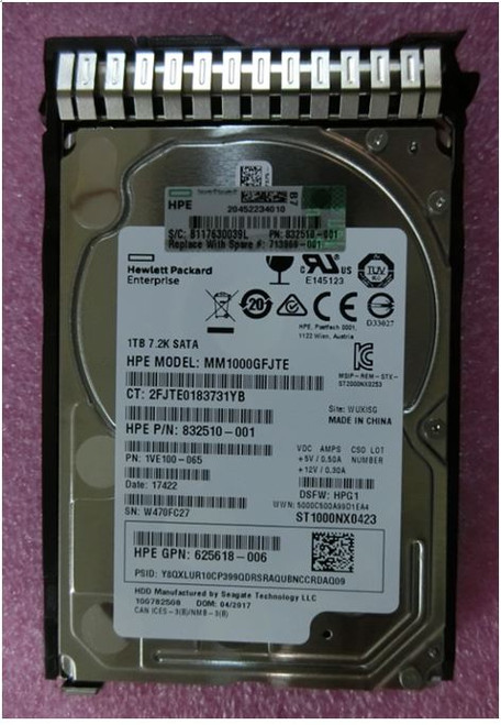 SPS-DRV HD 1TB 2.5 7.2K 6G SATA SC MSFT - 713969-001 SPS-DRV HD 1TB 2.5 7.2K 6G SATA SC MSFT - 713969-001