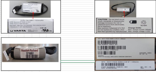 SPS-BATT PACK NiMH 4.3V  8  / 205mm - 759619-001