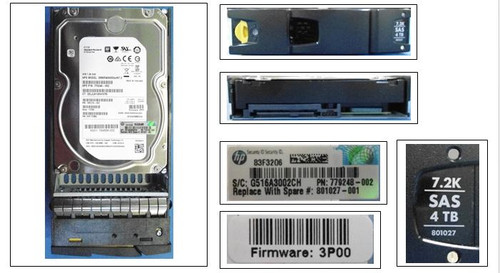 SPS-DRV 4TB HDD SAS NL LFF SS7000 SG - 801027-001 SPS-DRV 4TB HDD SAS NL LFF SS7000 SG - 801027-001