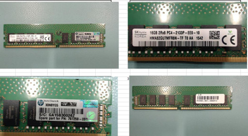 SPS-MEMORY DIMM 16GB PC4-2133P-E 1Gx8 S - 819801-001 SPS-MEMORY DIMM 16GB PC4-2133P-E 1Gx8 S - 819801-001