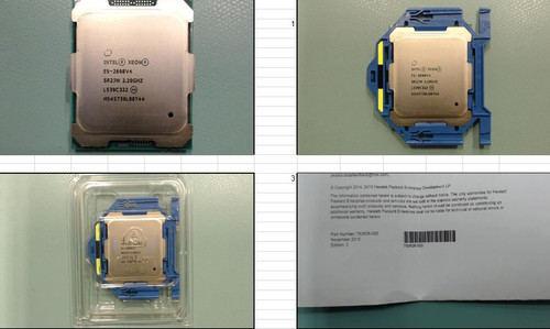 SPS-CPU BDW E5-2698 v4 20C 2.2GHz 135W - 835617-001 SPS-CPU BDW E5-2698 v4 20C 2.2GHz 135W - 835617-001