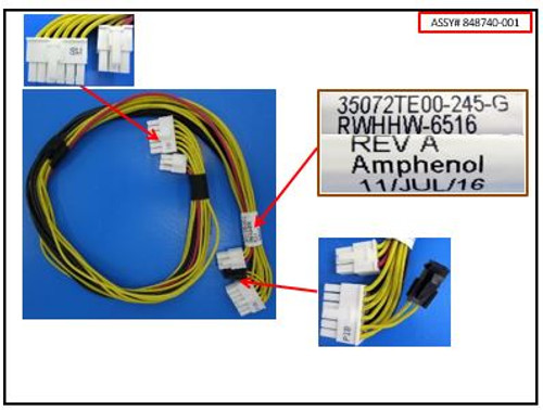 SPS-Cable Kit:MB Pwr/Signal/Fan/Control - 850616-001