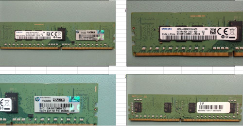 SPS-DIMM 8GB PC4-2400T-R1Gx8 - 861108-001 SPS-DIMM 8GB PC4-2400T-R1Gx8 - 861108-001