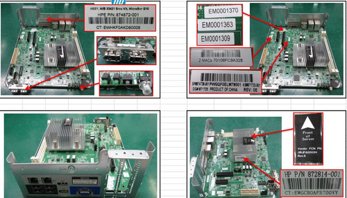 SPS-PCA M/B X3421 MicroServer G10 - 874738-001