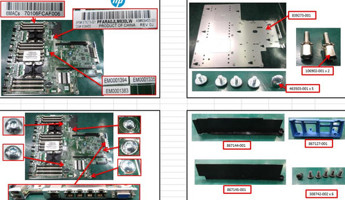 SPS-PCA SYS I/O W/SUBPAN 380 Gen10 - 875073-001