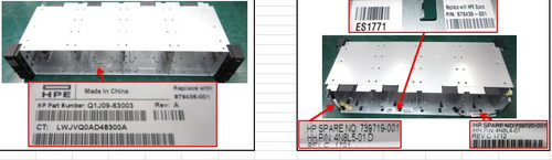 SPS-LFF HDD Cage blk ear - 879436-001 SPS-LFF HDD Cage blk ear - 879436-001