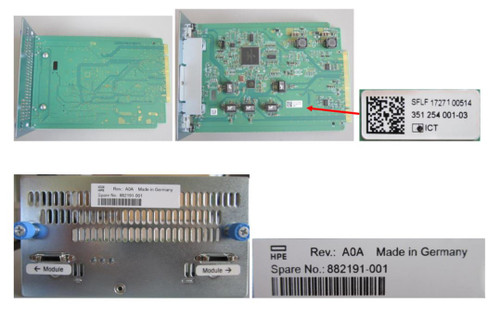 SPS-3U Expansion Controller w/ exp cbl - 882191-001