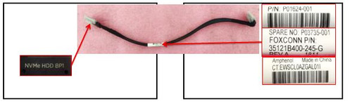 SPS-CA; Slimline x8 PCIe; NVMe; Mdp HDD - P03735-001