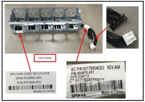 SPS-Fan Cage Apollo 4200 Gen10 - P10066-001
