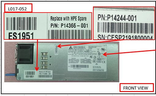SPS-PSU CF FM 3180/3132Q BF 100-240VAC - P14366-001