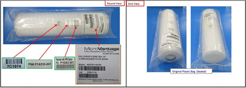SPS- Filter Cartridge Plumbing - P19262-001 SPS- Filter Cartridge Plumbing - P19262-001