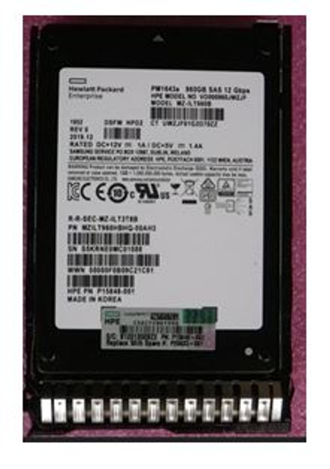 SPS-DRV SSD 960GB SAS SFF RI SC - P20833-001