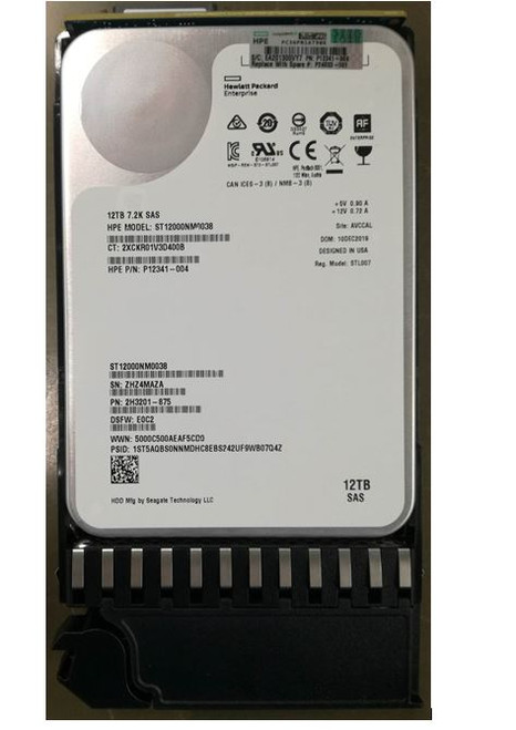 SPS-DRV HDD 12TB 7.2K LFF SAS 512e TAA - P24833-001