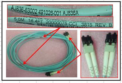 SPS-CA;LC/LC FC;5m Multi-mode OM3 - 491026-001