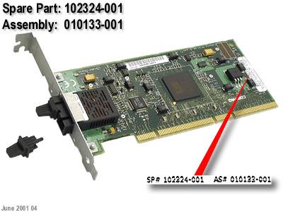 SPS-NC6134 64PCI 1000 SX - 102324-001