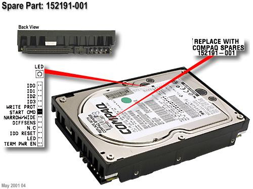 SPS-DRV;HD;18GB;WU3;10K;1 ;68P - 152191-001