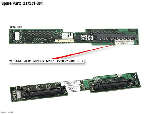 SPS-BD;BACKPLANE;SCSI - 237551-001 SPS-BD;BACKPLANE;SCSI - 237551-001