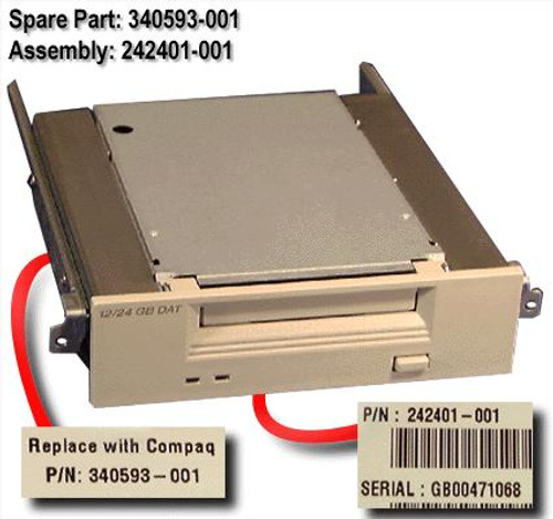 SPS-DRV;DAT;12/24GB - 340593-001