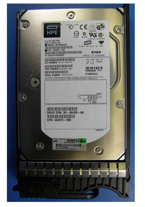 SPS-DRV;HD;1 ;36GB;15K; TELLURIDE - 404940-001