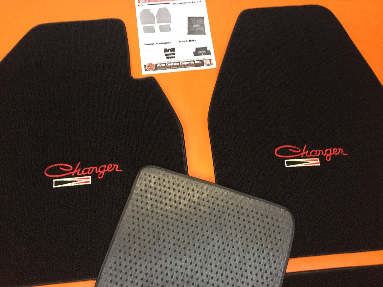 1967 74 Dodge Charger Floor Mats