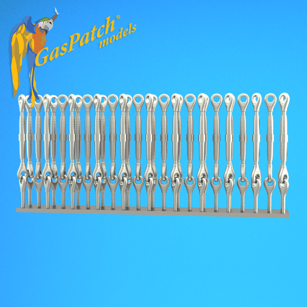 Metal Turnbuckles Type A (30 items)