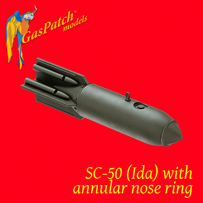 German Bomb WWII SC50  Annular Nose Ring  1/72