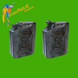 German Fuel Jerry Cans SS 1/35 (12 items)