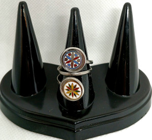 Double Rossette HEX Ring