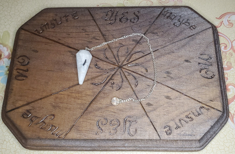 Medium Pendulum Spirit board SET in COFFEE