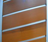 Western Red Cedar Lining Board with Aluminium Extrusion