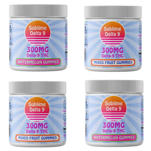 Delta 9 Indica gummy bundle- two jar of each  Indica THC flavor! 