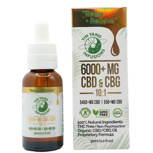 6000mg CBG + CBD Tincture by Yin Yang Infusions