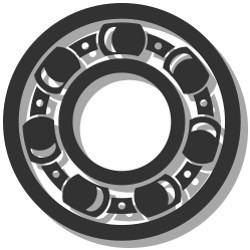 Axial deep groove ball bearings 52230