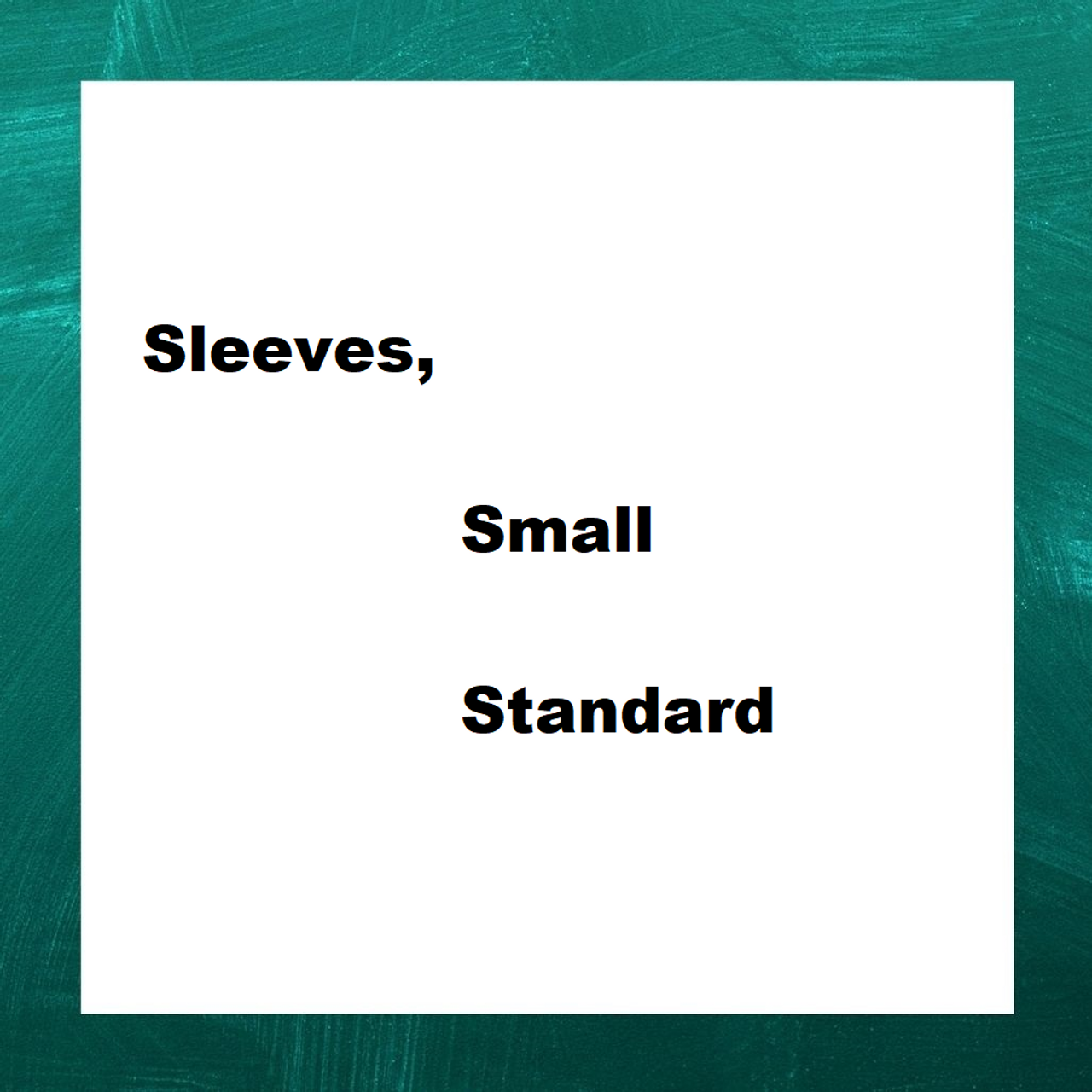 TCG Sleeves Small - Standard