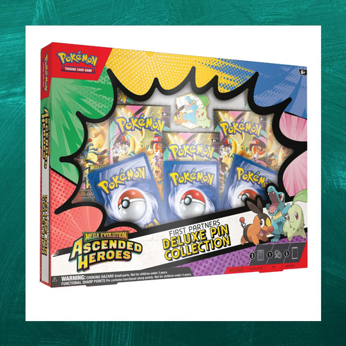 Pokémon TCG: Mega Evolution Ascended Heroes - First Partners Deluxe Pin Collection