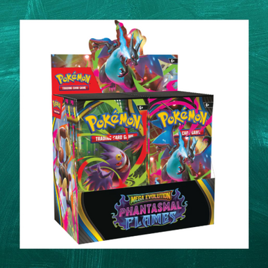 phantasmal flames booster box retail Pokemon Phantasmal Flames Booster Box