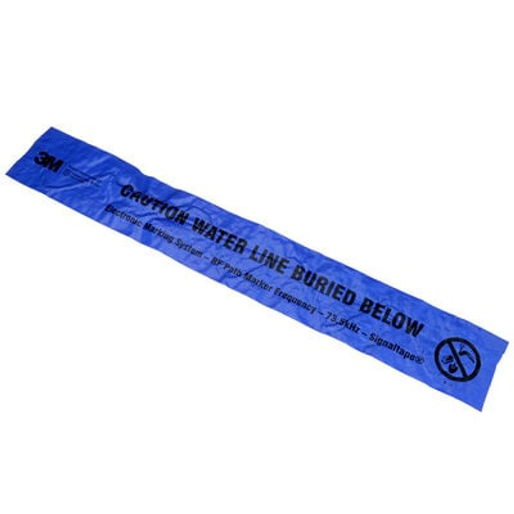 3M Electronic Marking System (EMS) Warning Tape 7903-XT, Blue, 4 in, Water, 500ft, 1 Box/Case 6397
