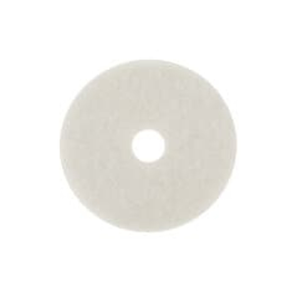 3M White Super Polish Pad 4100, 57 in x 42 yd, Jumbo, US Only 7010314929