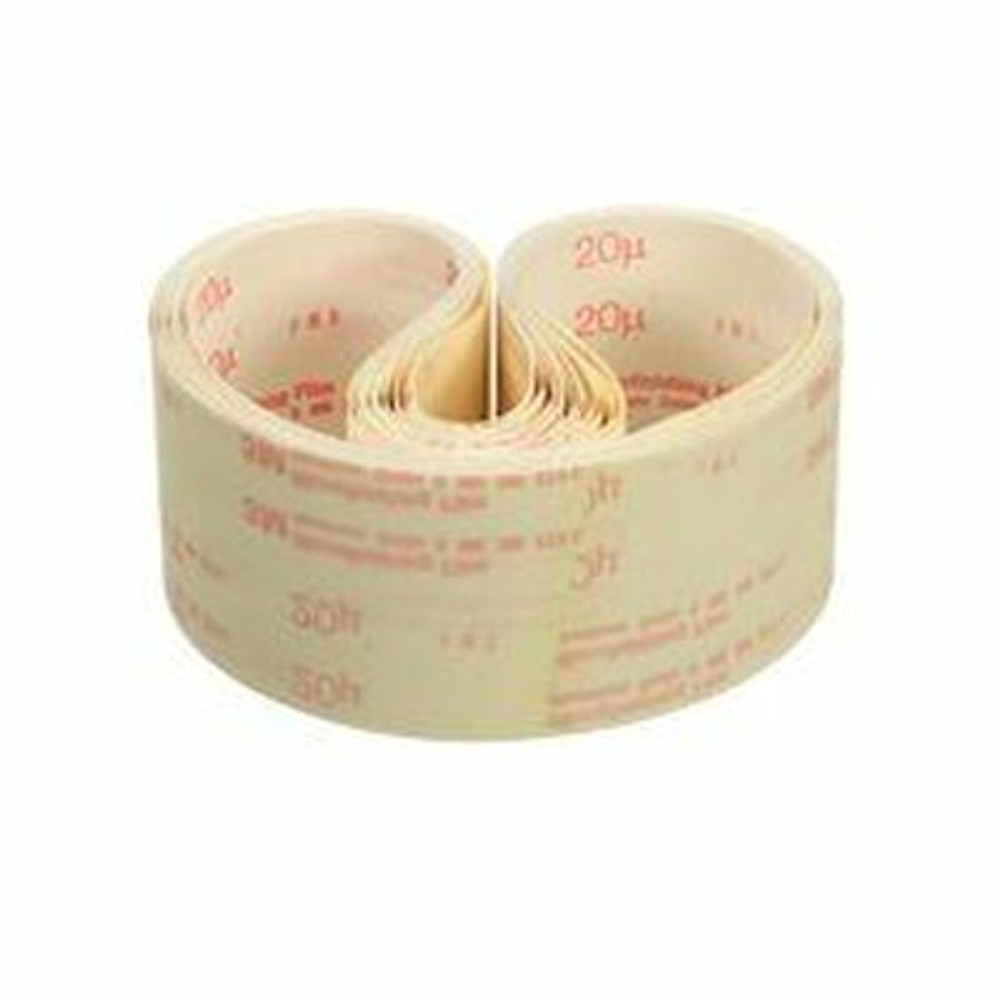 3M Microfinishing Film Belt 272L, 20 Mic 5MIL, Type UK, 52 in x 103 in 59500