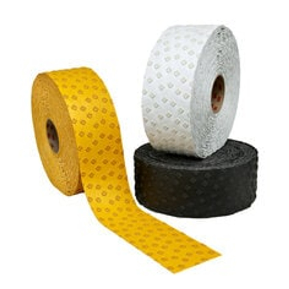 3M Stamark High Performance Pavement Marking Tape Series L381AW, Yellow, Linered, 4 in x 25 yd, 1 Roll/Case 91609