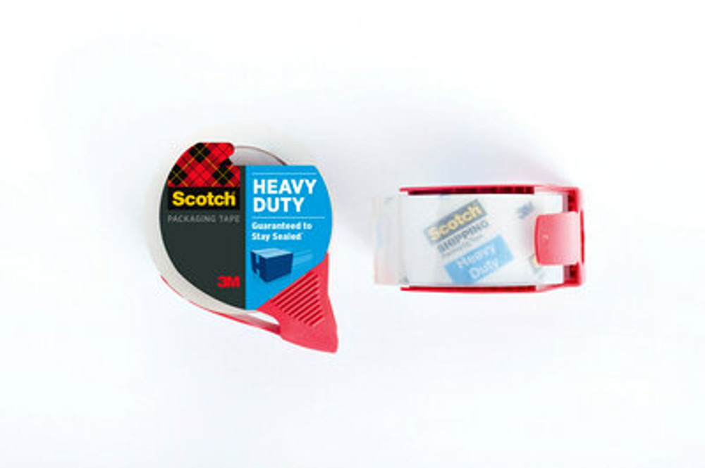 Scotch Heavy Duty Shipping Packaging Tape Tray 3850S-RD-6WCH, 1.88 in x 38.2 yd (48 mm x 35 m), Refillable Dispenser 65665