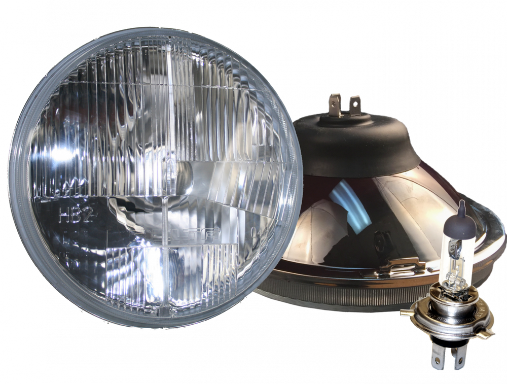 D.O.T. compliant 7" Halogen Headlights. (PAIR)