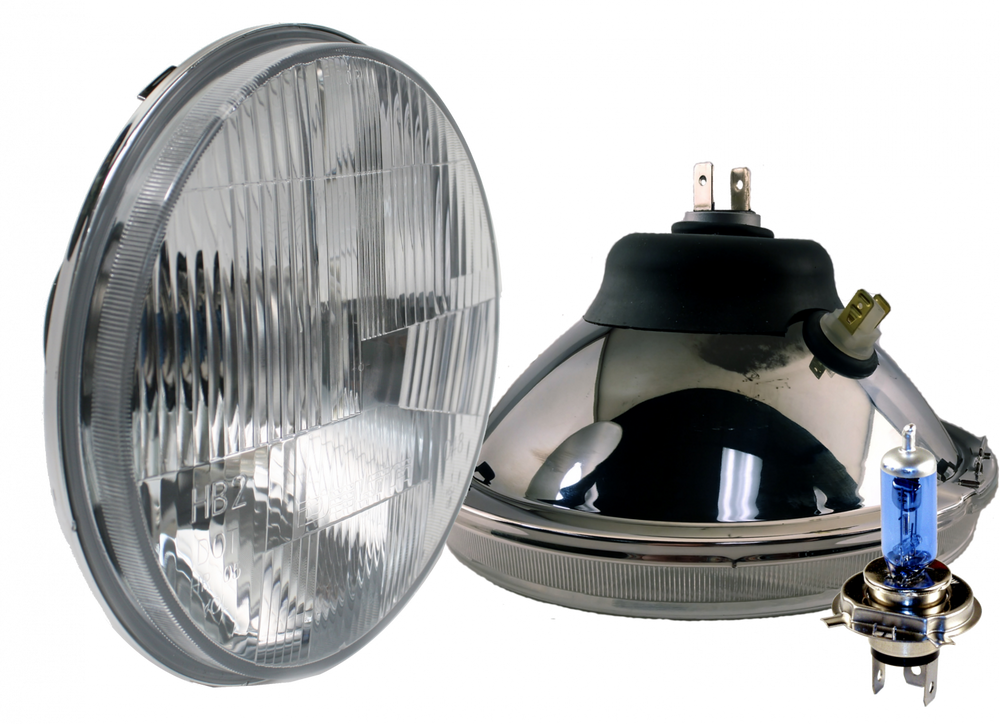 DOT Compliant 7" Xenon Headlights with City Lights (PAIR)