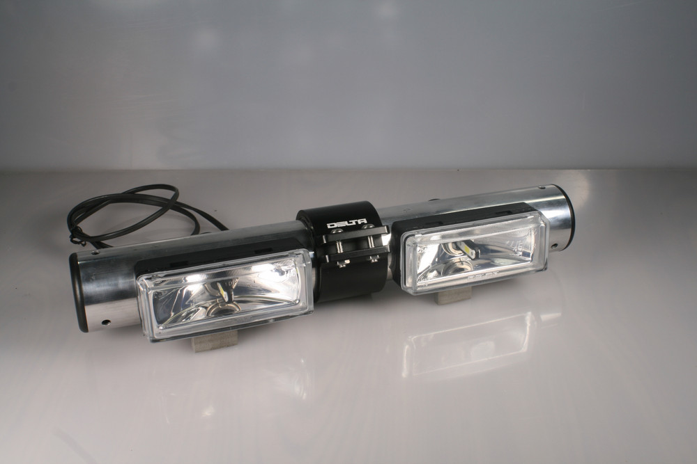 POLISHED HI-POWER LED MONO MOUNT LIGHT BAR -LONG RANGE