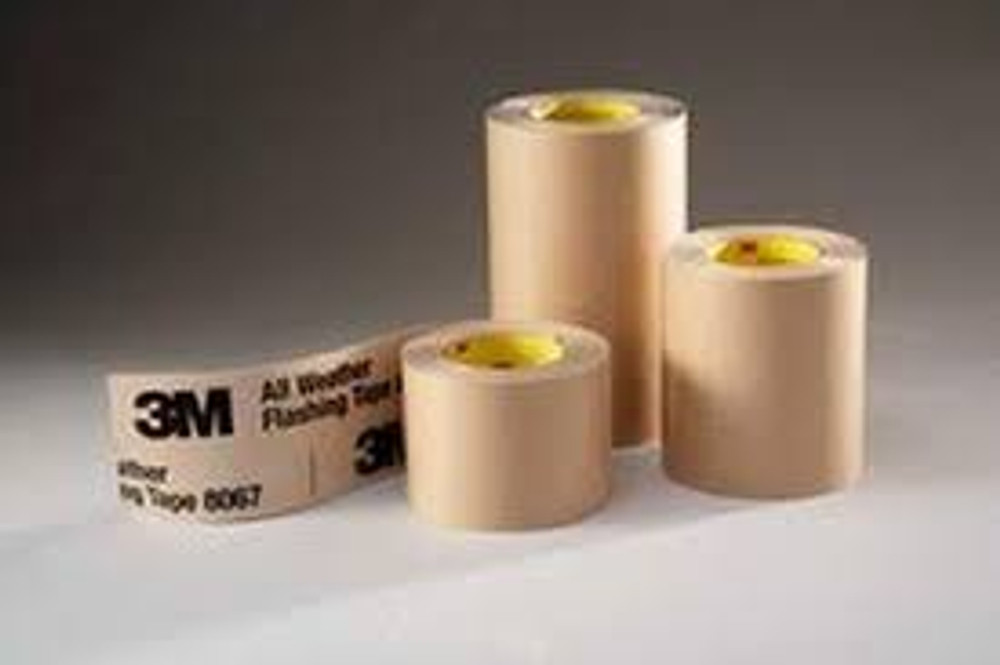 3M Through Wall Flashing Tape 8071TWF, Black, 12 in x 75 ft, 4 rollsper case, Slit Liner 40383