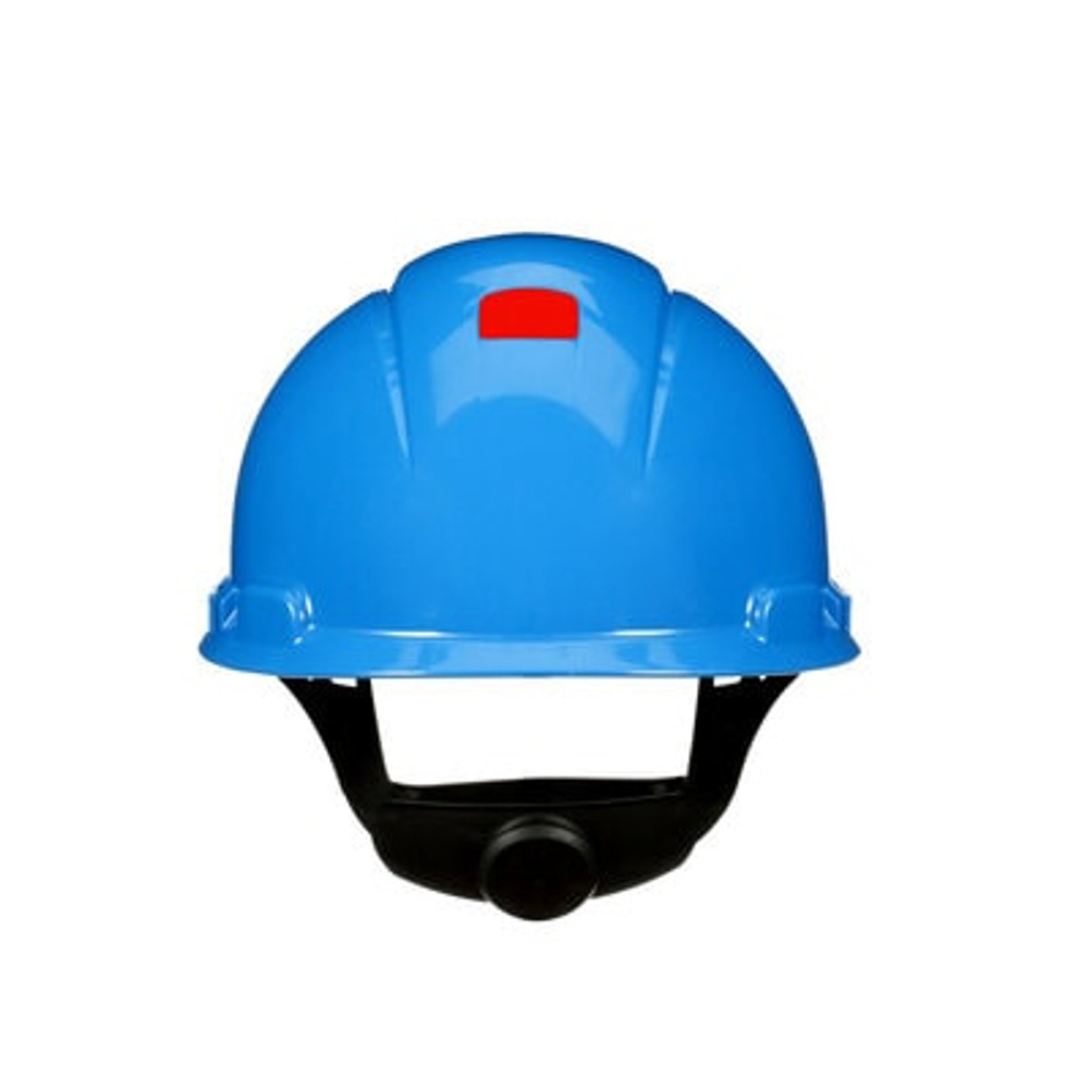 3M SecureFit Hard Hat H-703SFR-UV Blue with UVicator - Backside