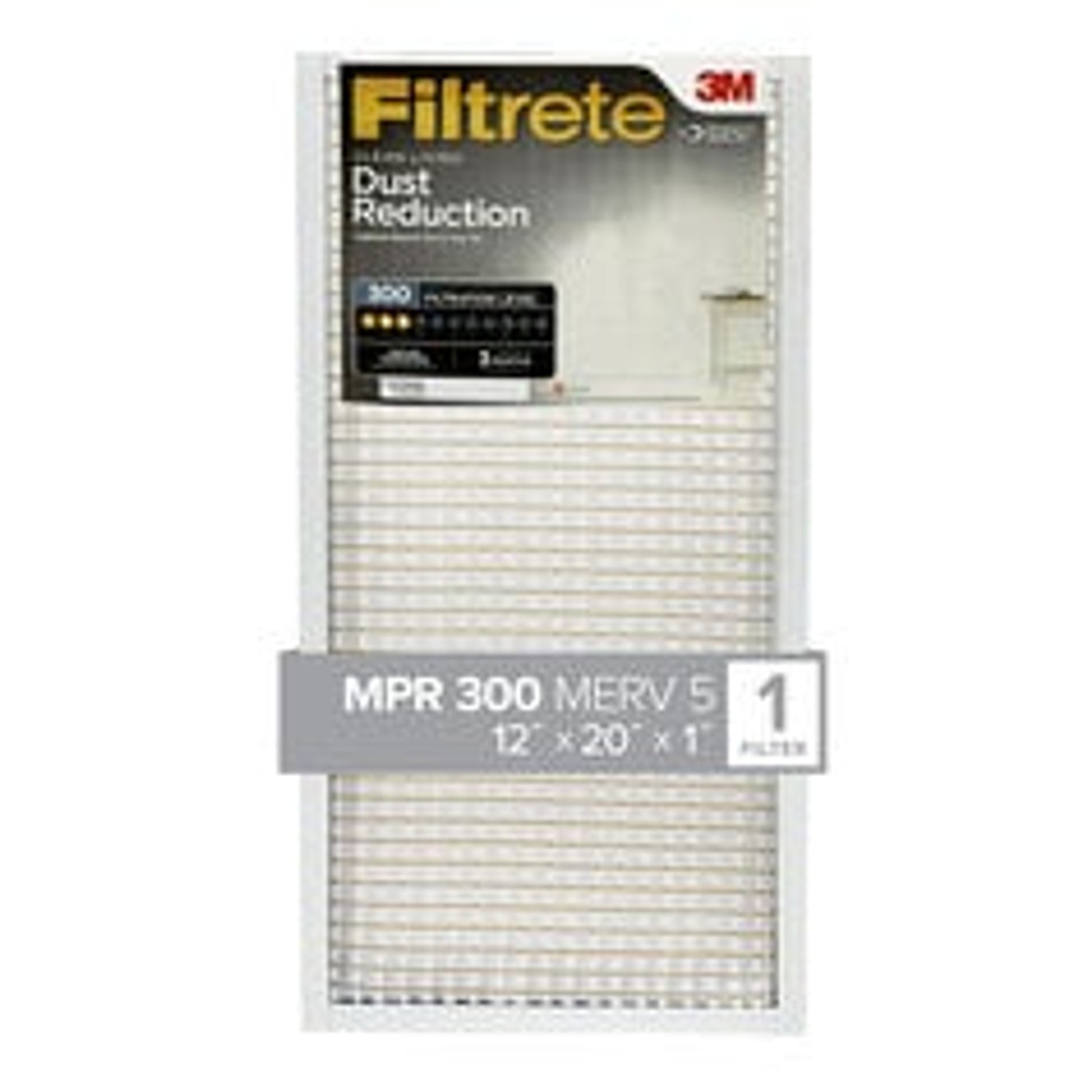 Filtrete Dust Reduction Filter 319-4, 12 in x 20 in x 1 in (30.4 cm x50.8 cm x 2.5 cm) 97497