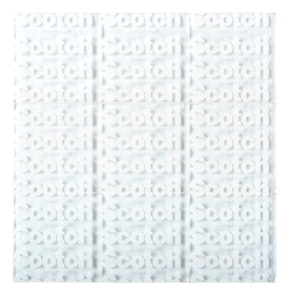 Scotch Restickable Mounting Squares R100S-ESF, 1 in x 1 in (2.54 cm x 2.54 cm) 18/pk