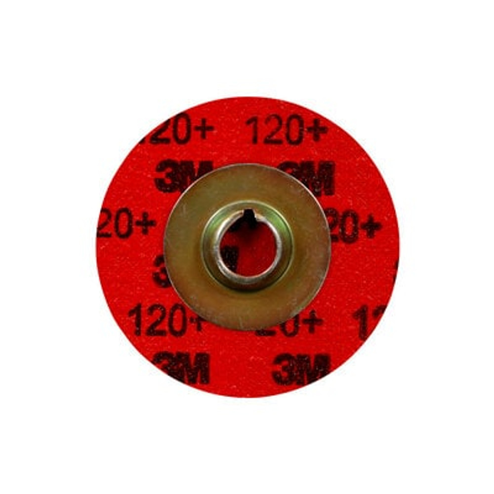 3M Cubitron II Roloc Durable Edge Disc 984F, 120+, TSM, Maroon, 2 in, Die RS200PM