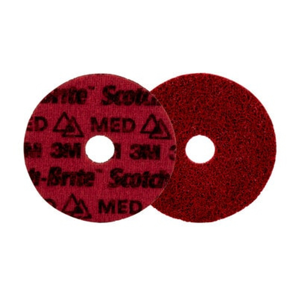 Scotch-Brite Precision Surface Conditioning Disc, PN-DH, Medium, 4-1/2 IN x 7/8 IN